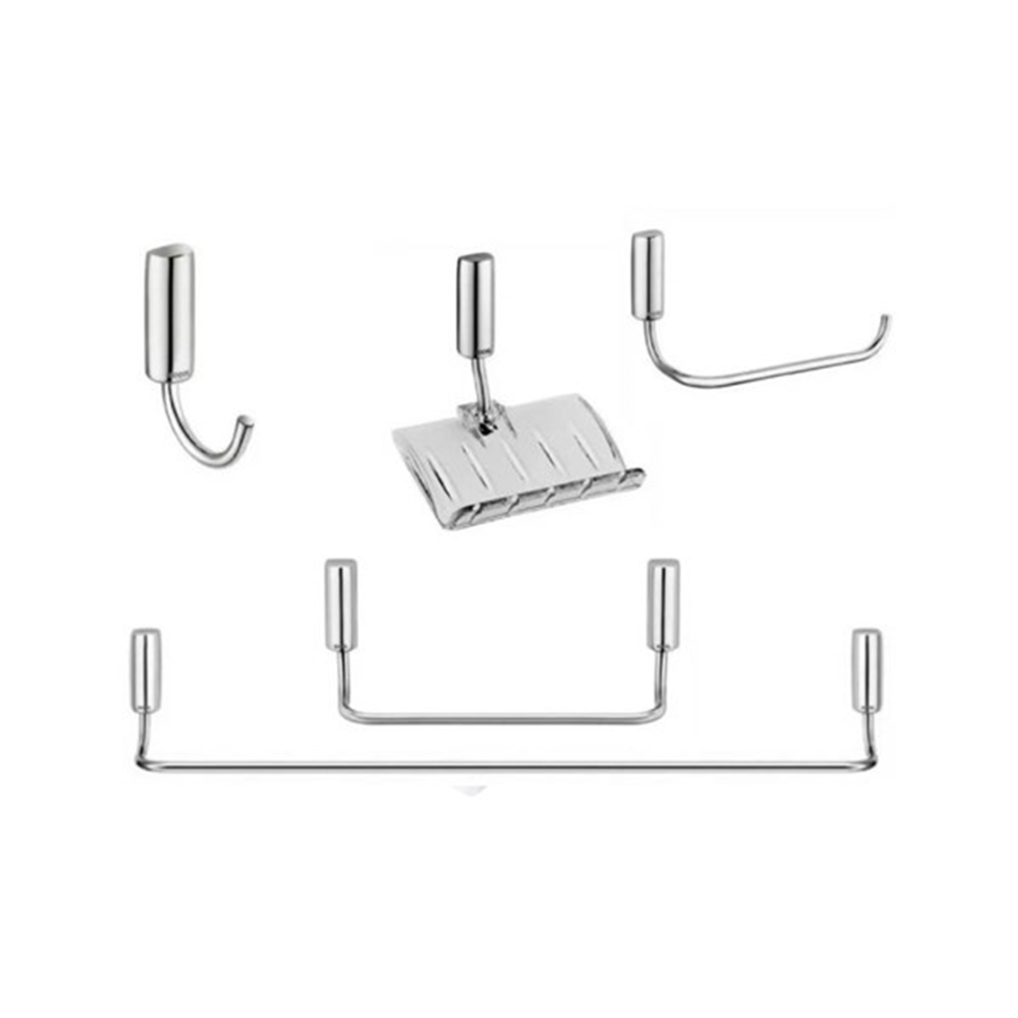 DOCOL IDEA KIT ACESSORIOS 5PC CHROME  DOCOL