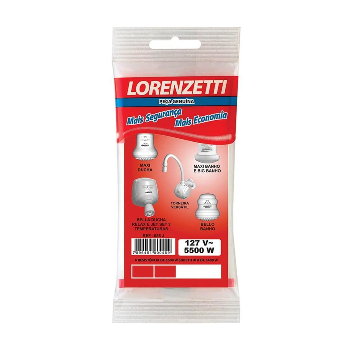 Resistência 3 Temperaturas Mdj3 127v.5400w 055-J Lorenzetti