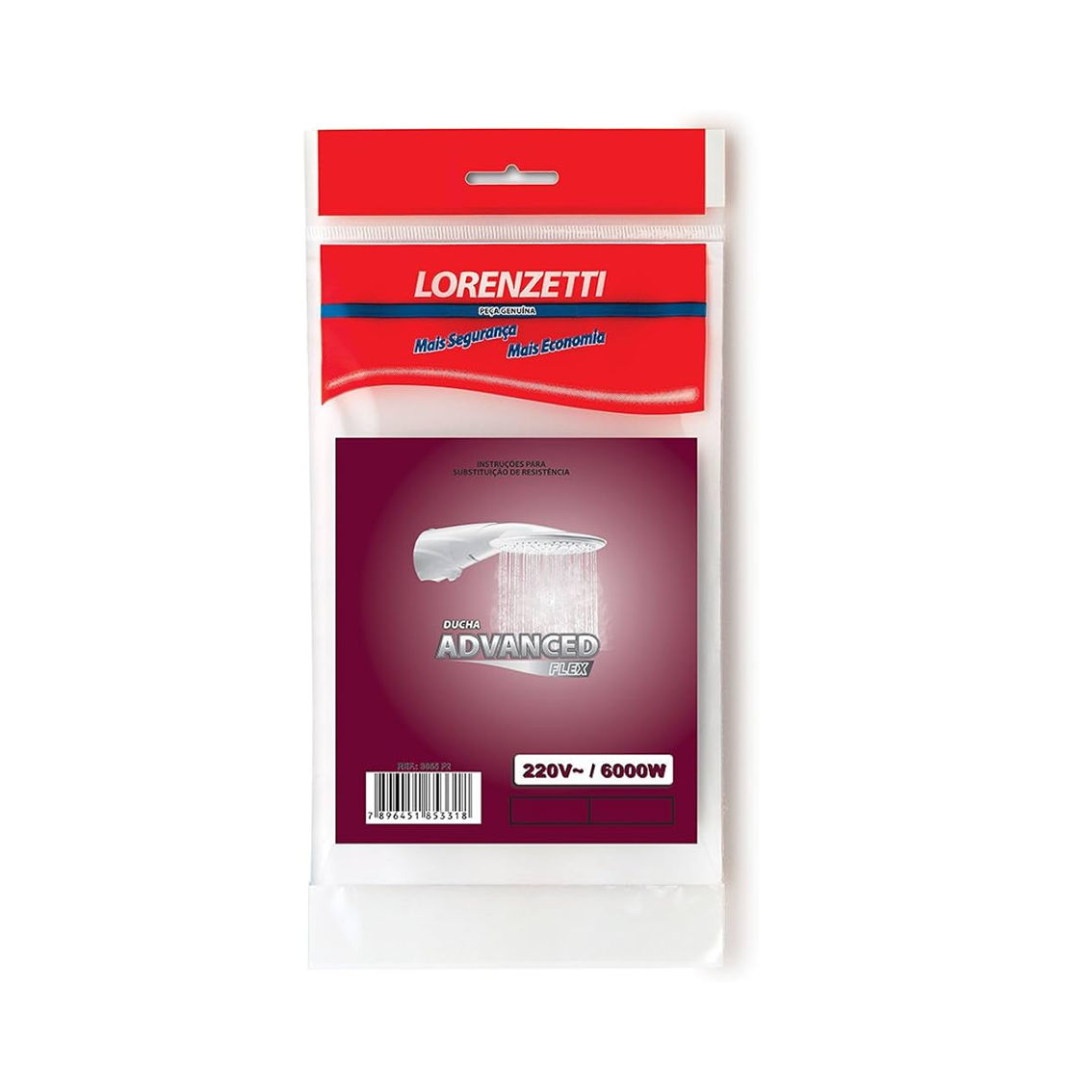 Resistência Advanced Eletrônica 220v 6000w P/Chuveiro à Gás 3055-F Lorenzetti