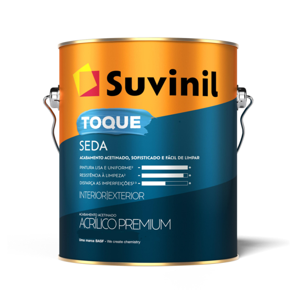 Tinta Acrílica Premium Toque De Seda Acetinado Branco Neve 3,6lt Suvinil