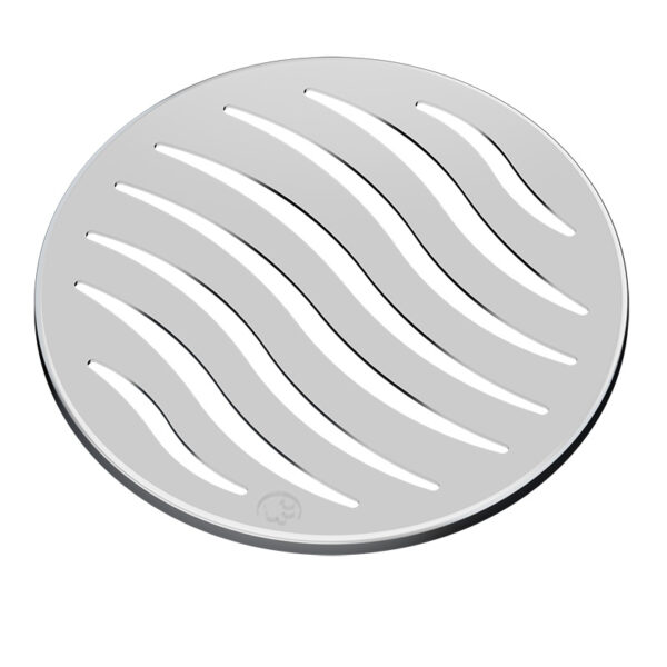 Grelha Tigre Redonda Inox 100mm