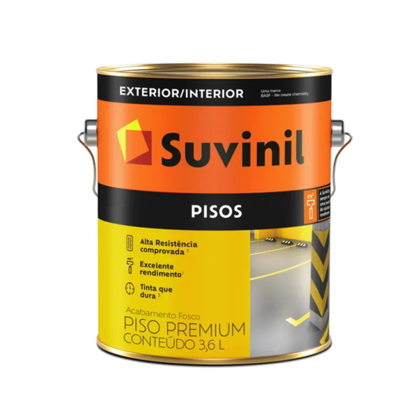 Tinta Piso Amarelo 3,6lt Suvinil