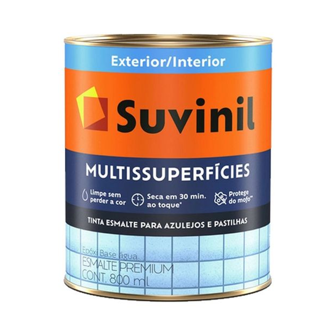 Suvinil Multissuperficies Acetinado Epoxi Base A2 0,8lt