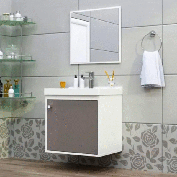 Armário de Banheiro Canis Gianduia Cerocha