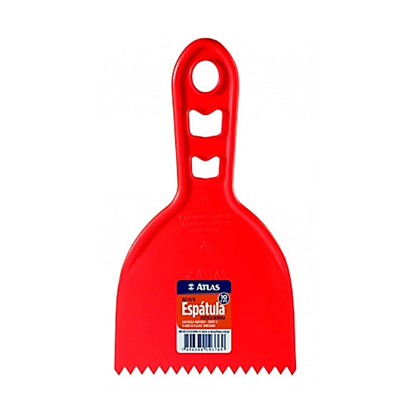 Espatula Pvc Atlas  Dentada 10