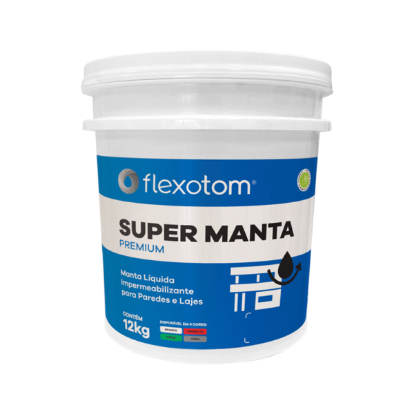 Super Manta Líquida  Branca Ou Cinza Flexotom 12kg