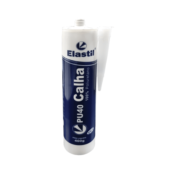SELANTE ELASTIL PU40 PROFISSIONAL USO GERAL CALHA BRANCO TUBO C/400GR