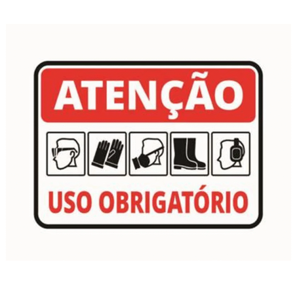 PACIFIC FLOWERS PLACA SINALIZACAO EPIS 20X30