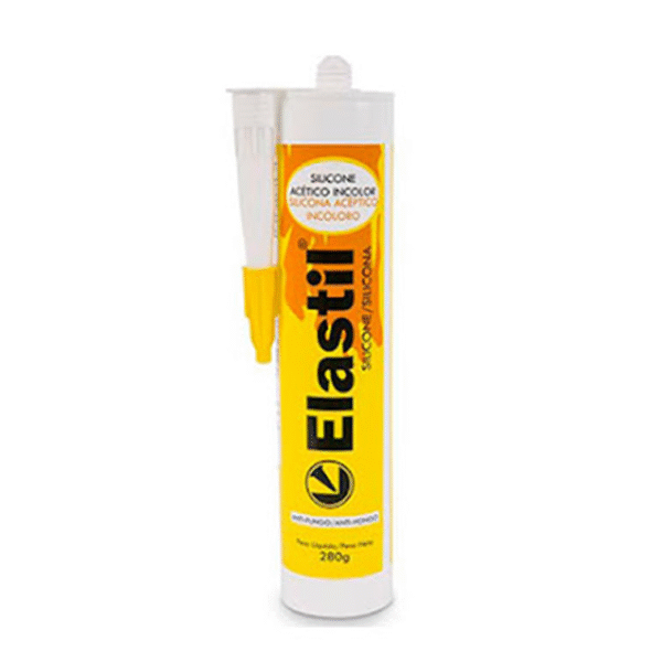 COLA SILICONE 260GR ACETICO INCOLOR ELASTIL