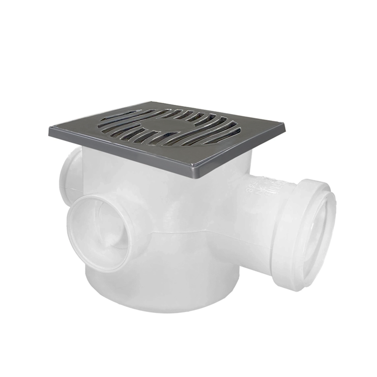 CAIXA SIF QUADR CROMADA 100X100X50 PLASTILIT