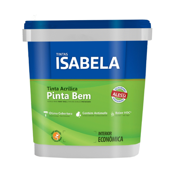 TINTA ALESSI ISABELA ACRÍLICO FOSCO 18L BRANCO
