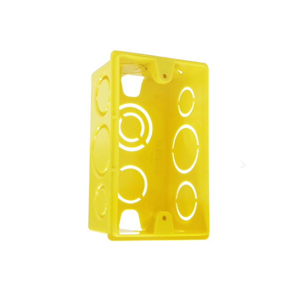 CAIXA LUZ 2 X 4 AMARELA PLASTILIT