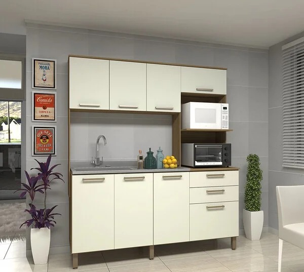COZINHA LUCIANE MODULADA COMPACTA