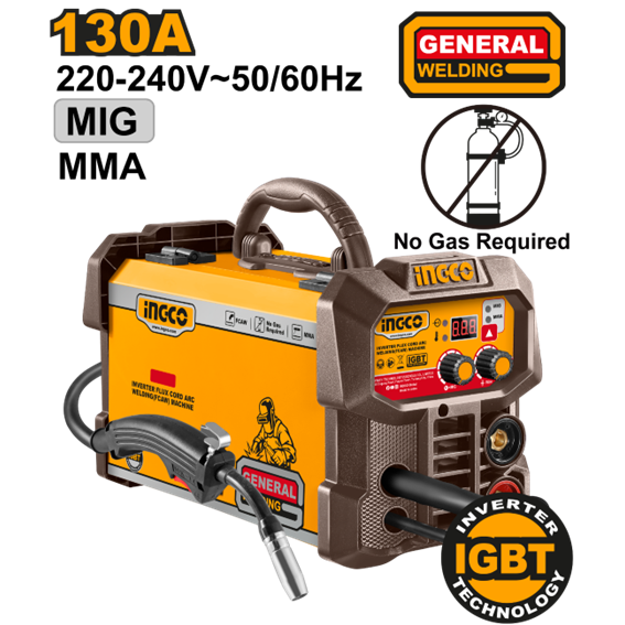 INVERSORA DE SOLDA MIG/MMA 130A BIVOLT INGC+C78O ING-FC13018