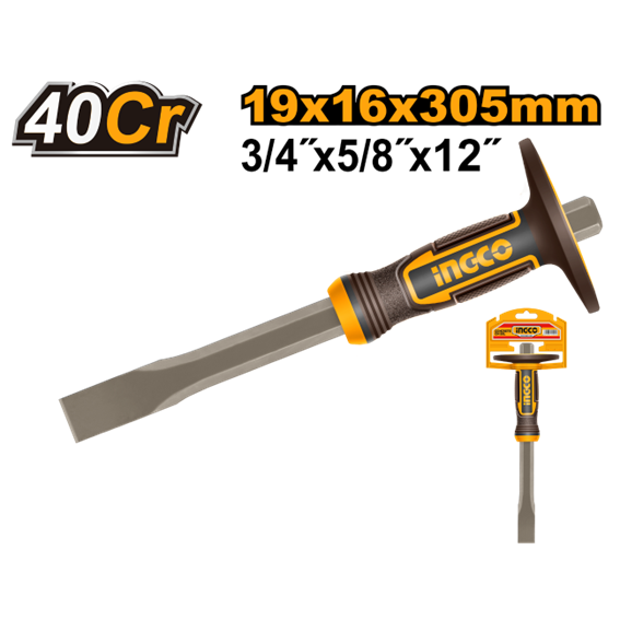 TALHADEIRA COM EMPUNHADURA AÇO 40CR 19X16X305MM INGCO HCCL831916