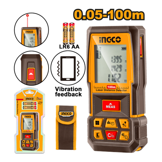 TRENA A LASER 0.05-100M INGCO HLDD1008