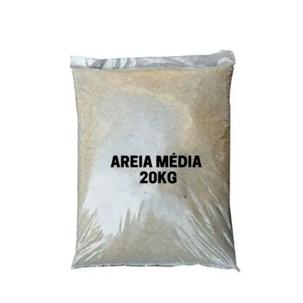 AREIA MÉDIA SACO 20KG